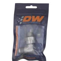 DeatschWerks - DeatschWerks 8AN ORB Male Swivel to 8AN Male Flare 90-Degree Fitting - Anodized DW Titanium - 6-02-0411 - Image 3