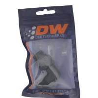 DeatschWerks - DeatschWerks 8AN ORB Male Swivel to 8AN Male Flare 90-Degree Fitting - Anodized Matte Black - 6-02-0411-B - Image 3