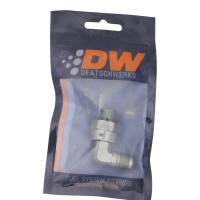 DeatschWerks - DeatschWerks 6AN ORB Male Swivel to 90-Degree 6AN Male Flare - Anodized DW Titanium - 6-02-0414 - Image 2