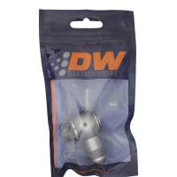 DeatschWerks - DeatschWerks 8AN ORB Male to 8AN Male Flare Low Profile 90-Degree Swivel - Anodized DW Titanium - 6-02-0416 - Image 2