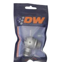 DeatschWerks - DeatschWerks 10AN ORB Male to 8AN Male Flare Low Profile 90-Degree Swivel - Anodized DW Titanium - 6-02-0418 - Image 2