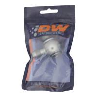 DeatschWerks - DeatschWerks 10AN ORB Male to 6AN Male Flare Low Profile 90-Degree Swivel - Anodized DW Titanium - 6-02-0420 - Image 2