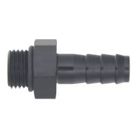 DeatschWerks - DeatschWerks 6AN ORB Male to 3/8in Male Triple Barb Fitting (Incl O-Ring) - Anodized Matte Black - 6-02-0501-B - Image 2
