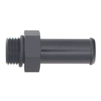 DeatschWerks - DeatschWerks 6AN ORB Male to 1/2in Male Barb Fitting (Incl O-Ring) - Anodized Matte Black - 6-02-0503-B - Image 2