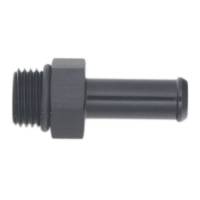 DeatschWerks - DeatschWerks 6AN ORB Male to 3/8in Male Barb Fitting (Incl O-Ring) - Anodized Matte Black - 6-02-0504-B - Image 2