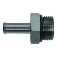 DeatschWerks 10AN ORB Male to 3/8in Male Barb Fitting - Anodized DW Titanium - 6-02-0514