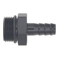 DeatschWerks - DeatschWerks 10AN ORB Male to 3/8in Male Triple Barb Fitting (Incl O-Ring) - Anodized Matte Black - 6-02-0517-B - Image 2