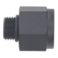 DeatschWerks - DeatschWerks 6AN ORB Male to M18 X 1.5 Metric Female (Incl O-Ring) - Anodized Matte Black - 6-02-0605-B - Image 2