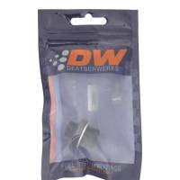 DeatschWerks - DeatschWerks 6AN ORB Male to M18 X 1.5 Metric Male (Incl O-Ring and Washer) - Anodized Matte Black - 6-02-0606-B - Image 4