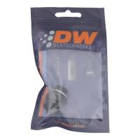 DeatschWerks - DeatschWerks 8AN ORB Male to M16 X 1.5 Metric Male (Incl O-Ring and Washer) - Anodized Matte Black - 6-02-0610-B - Image 4