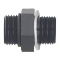 DeatschWerks - DeatschWerks 8AN ORB Male to M18 X 1.5 Metric Male (Incl O-Ring and Washer) - Anodized Matte Black - 6-02-0612-B - Image 2