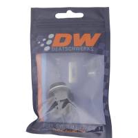 DeatschWerks - DeatschWerks 8AN ORB Male to M18 X 1.5 Metric Male (Incl O-Ring and Washer) - Anodized Matte Black - 6-02-0612-B - Image 4