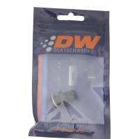 DeatschWerks - DeatschWerks 6AN Male Flare to M14 X 1.5 Male Metric Adapter (Incl Washer) - Anodized Matte Black - 6-02-0614-B - Image 4
