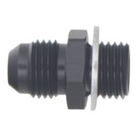 DeatschWerks - DeatschWerks 6AN Male Flare to M14 X 1.5 Male Metric Adapter (Incl Washer) - Anodized Matte Black - 6-02-0614-B - Image 5