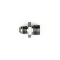 DeatschWerks - DeatschWerks 6AN Male Flare to M18 X 1.5 Male Metric Adapter (Incl Washer) - Anodized Matte Black - 6-02-0616-B - Image 3