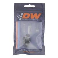 DeatschWerks - DeatschWerks 8AN Male Flare to M12 X 1.5 Male Metric Adapter (Incl Washer) - Anodized Matte Black - 6-02-0617-B - Image 4
