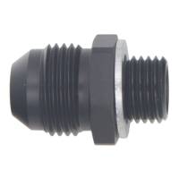 DeatschWerks - DeatschWerks 8AN Male Flare to M14 X 1.5 Male Metric Adapter (Incl Washer) - Anodized Matte Black - 6-02-0618-B - Image 2