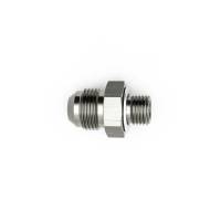 DeatschWerks - DeatschWerks 8AN Male Flare to M14 X 1.5 Male Metric Adapter (Incl Washer) - Anodized Matte Black - 6-02-0618-B - Image 3