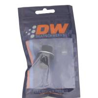 DeatschWerks - DeatschWerks 8AN Male Flare to M18 X 1.5 Male Metric Adapter (Incl Washer) - Anodized Matte Black - 6-02-0620-B - Image 4
