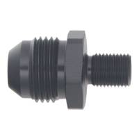 DeatschWerks - DeatschWerks 8AN Male Flare to M10 X 1.0 Male Metric - Anodized Matte Black - 6-02-0621-B - Image 2