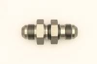 DeatschWerks 8AN Male Flare To 8AN Male Flare Bulkhead Adapter (Incl. Nut) - 6-02-0709