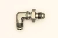 DeatschWerks - DeatschWerks 6AN Male Flare To 6AN Male Flare Bulkhead Adapter 90-Degree (Incl. Nut) - 6-02-0710 - Image 2