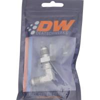 DeatschWerks - DeatschWerks 6AN Male Flare To 6AN Male Flare Bulkhead Adapter 90-Degree (Incl. Nut) - 6-02-0710 - Image 5