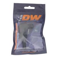 DeatschWerks - DeatschWerks 6AN Male Flare to 5/16in Male Barb Bulkhead Adapter 90-Degree - Anodized Matte Black - 6-02-0712-B - Image 4