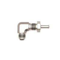 DeatschWerks - DeatschWerks 8AN Male Flare To 5/16in. Male Barb Bulkhead Adapter 90-Degree (Incl. Nut) - 6-02-0713 - Image 4