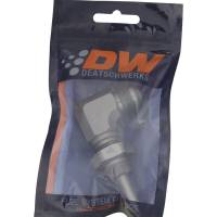 DeatschWerks - DeatschWerks 8AN Male Flare To 5/16in. Male Barb Bulkhead Adapter 90-Degree (Incl. Nut) - 6-02-0713 - Image 5