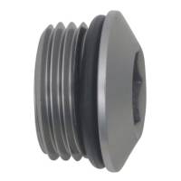 DeatschWerks 8AN ORB Male Plug Low Profile Internal Allen/Hex (Incl. O-Ring) - 6-02-0718