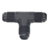 DeatschWerks - DeatschWerks 6AN Male Flare to 6AN Male Flare to 6AN Male Flare Tee Fitting - Anodized Matte Black - 6-02-0721-B - Image 2