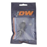 DeatschWerks - DeatschWerks 6AN O-Ring Male to 6AN Male Flare Bulkhead Include Nut - Anodized Matte Black - 6-02-0726-B - Image 3
