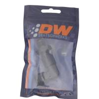 DeatschWerks - DeatschWerks 6AN Female Flare Swivel to 6AN Male Flare 90-Degree Bulkhead - Anodized Matte Black - 6-02-0727-B - Image 3