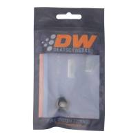 DeatschWerks - DeatschWerks 6AN ORB Male Plug Fitting with 1/8in NPT Gauge Port - Anodized Matte Black - 6-02-0730-B - Image 2