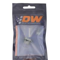 DeatschWerks - DeatschWerks 8AN ORB Male Plug Fitting with 1/8in NPT Gauge Port - Anodized DW Titanium - 6-02-0731 - Image 2