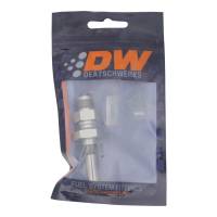 DeatschWerks - DeatschWerks 6AN Male Flare to Straight 3/8in Single Hose Barb - Anodized DW Titanium - 6-02-0734 - Image 2