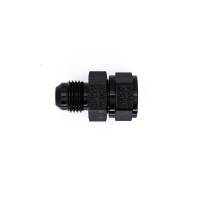 DeatschWerks - DeatschWerks 6AN Male Flare to Fuel Pump Outlet Barb Adapter - Anodized Matte Black - 6-02-0735-B - Image 3