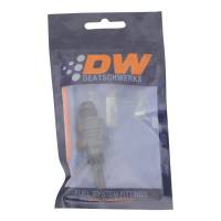 DeatschWerks - DeatschWerks 6AN Male Flare to Straight 5/16in Single Hose Barb - Anodized Matte Black - 6-02-0739-B - Image 2