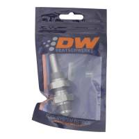 DeatschWerks - DeatschWerks 8AN Male Flare to Straight 3/8in Single Hose Barb - Anodized DW Titanium - 6-02-0740 - Image 2