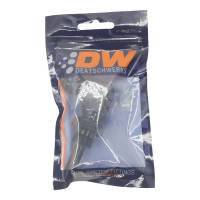 DeatschWerks - DeatschWerks 8AN Male Flare to Straight 3/8in Single Hose Barb - Anodized Matte Black - 6-02-0742-B - Image 2