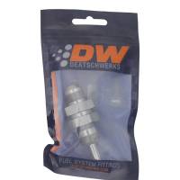 DeatschWerks - DeatschWerks 8AN Male Flare to Straight 5/16in Single Hose Barb - Anodized DW Titanium - 6-02-0743 - Image 2