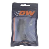 DeatschWerks - DeatschWerks 6AN Female Swivel 45-Degree Hose End CPE - Anodized Matte Black - 6-02-0802-B - Image 4
