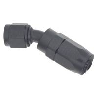 DeatschWerks - DeatschWerks 6 AN Female Flare Swivel 30-Degree Hose End CPE - Anodized Matte Black - 6-02-0818-B - Image 2