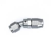 DeatschWerks - DeatschWerks 6 AN Female Flare Swivel 30-Degree Hose End CPE - Anodized Matte Black - 6-02-0818-B - Image 3