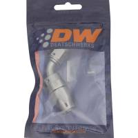 DeatschWerks - DeatschWerks 6AN Female Flare Swivel 60-Degree Hose End CPE Anodized DW Titanium - 6-02-0819 - Image 3