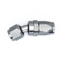 DeatschWerks - DeatschWerks 8 AN Female Flare Swivel 30-Degree Hose End CPE - Anodized Matte Black - 6-02-0821-B - Image 3