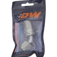 DeatschWerks - DeatschWerks 8 AN Female Flare Swivel 60-degree Hose End CPE - Anodized DW Titanium - 6-02-0822 - Image 3