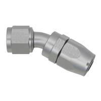 DeatschWerks 10AN Female Swivel 30-Degree Hose End CPE - Anodized Titanium - 6-02-0824