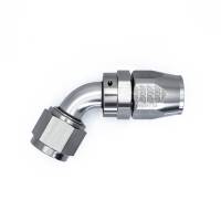 DeatschWerks 10AN Female Swivel 60-Degree Hose End CPE - Anodized Titanium - 6-02-0825